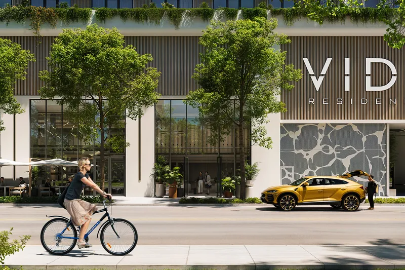 The grand lobby at VIDA